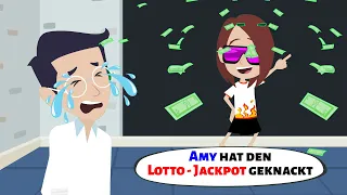 Deutsch lernen | Amy hat den Lotto Jackpot geknackt | Wortschatz und wichtige Verben | Hallo Amy