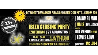 PleasureLounge Aftermovie Ibiza Closing Party 27 augustus 2016