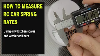 'McTips' - How to measure spring rates of your RC Car springs.