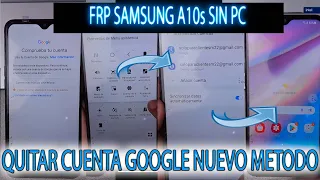 FRP SAMSUNG A10s QUITAR CUENTA GOOGLE ULTIMA SEGURIDAD SIN PC A107 ALL BIT BIEN EXPLICADO