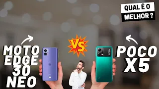 Motorola Edge 30 Neo vs POCO X5 Qual é o MELHOR? (Comparativo)