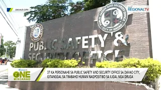 One Mindanao: 37 ka personahe sa Public Safety and Security Office sa Davao City, gitanggal
