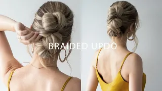 HOW TO: EASY UPDO 💁‍ Knotted Braid Hair Tutorial