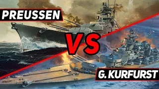 PREUSSEN VS G.KURFURST! ЧТО ОКАЖЕТСЯ СИЛЬНЕЕ? WORLD OF WARSHIPS