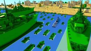 Green Army Men D-DAY Beach Invasion Defense! - NEW Attack on Toys Update!