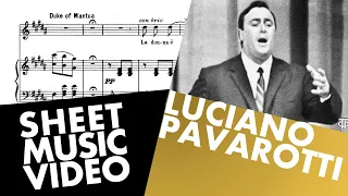 Beardless Fearless Pavarotti -  'La donna è mobile' 1964 (with sheet music)