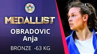 OBRADOVIC Anja Bronze medal Judo World Judo Championships Seniors Hungary 2021