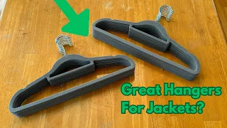 Need Strong Hangers? Grey Velvet Non-Slip Suit Hangers w/ 360°Swivel Hook #review #amazon #fashion