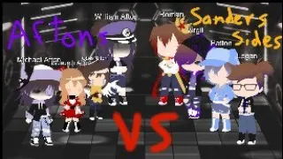 Aftons VS Sanders Sides • Singing Battle • GCSB • First Video! • GachaClub