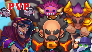 *Very ACTIVE Deck* PVP (Meteor, Minotaur, Shaman) - Rush Royale Full Video