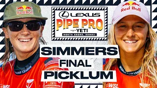 Caitlin Simmers vs Molly Picklum | Lexus Pipe Pro presented by YETI - Final Heat Replay