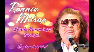 Ronnie Milsap Live in Cummings, Georgia.  September 1987