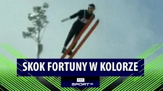 Złoto Wojciecha Fortuny w kolorze! Zobacz finałowy skok z IO w Sapporo 1972