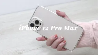 🤍 iPhone 12 Pro Max (Gold) Unboxing and accessories | Philippines