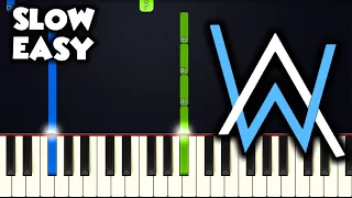 Faded - Alan Walker | SLOW EASY PIANO TUTORIAL + SHEET MUSIC by Betacustic