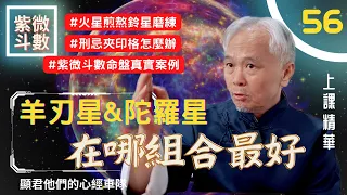 【上課精華】你的《羊刃星＆陀羅星》在哪組合最好？火星煎熬＆鈴星磨練！刑忌夾印格怎麼辦？紫微斗數命盤真實案例說明！上課精華完整版請至會員區觀賞－顯君他們的心經車隊【CC字幕】