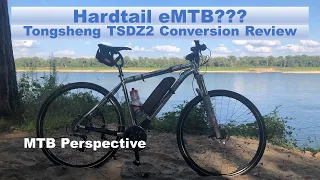 Hardtail eMTB???  Ebike conversion: Tongsheng TSDZ2 and Open Source Firmware Review.