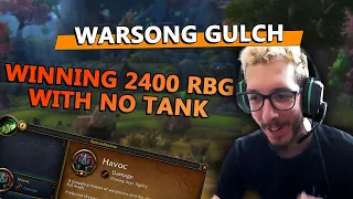 2400 MMR Warsong Gulch with NO TANK v2.0 - DH PoV | Wow Shadowlands