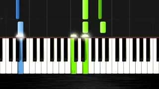 Tetris Theme - EASY Piano Cover/Tutorial by PlutaX - Synthesia