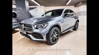 Mercedes GLC 300e 4M AMG Coupè | 320 c.v | 0 Emisones | Gris Selenita | Auto Exclusive BCN | 4K