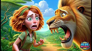 What Do Lions Eat Song For Kids | Oh No Lion! | BeBe World