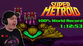 Super Metroid 100% - 1:12:53 (Former World Record) (Zeni's First 1:12)