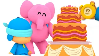 🥳️ POCOYO AND NINA - A Surprise Birthday Party [95 min] ANIMATED CARTOON for Children |FULL episodes