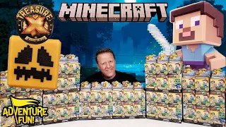 12 Treasure X Minecraft Overworld Mine & Craft Characters Adventure Fun Toy review!