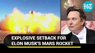 Fireball engulfs rocket during SpaceX ground test; Elon Musk's Mars rocket up in flames | Watch