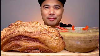 CRISPY PORK BELLY | SAUTEED MUNG BEANS | LECHON KAWALI MUNGGO BALATONG | MUKBANG ASMR | ALFIE EATS