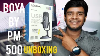 BOYA BY-PM500 USB Condensor Microphone | Unboxing , Review & Audio Test 1999 Only