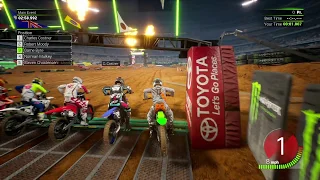 NEW RACING GAME - Monster Energy Supercross 2 (GameByte Plays)