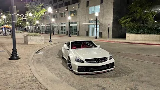 Cruising in my  sl55 amg wide body