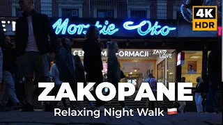 🇵🇱 Zakopane After Dark: Krupówki Street Night Walk 🚶‍♀️