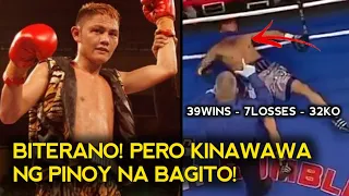 BITERANO AT KNOCKOUT ARTIST NG PUERTO RICO NABALI ANG BUTO, KINAWAWA NG PINOY NA BAGITO!