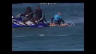 shark attack on mick fanning at j-bay open