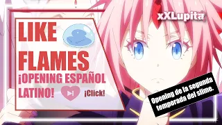 TENSEI Shitara SLIME datta ken 2 OP 2 ✨ Cover Español Latino❤️ 【LIKE FLAMES】