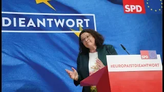 KNALLHARTE KLATSCHE: Herbe Verluste für Union und SPD  bei Europawahl