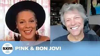 P!NK Made Jon Bon Jovi Talk To Her Mother | SiriusXM