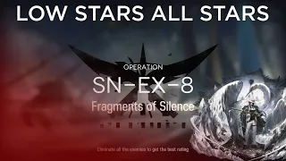 Arknights SN-EX-8 Challenge Mode Guide Low Stars All Stars