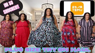 Temu Plus Size Haul 2024|Temu Plus Size Try On Haul|Temu Haul|Temu Plus Size Dresses|TashaStJames