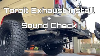 78 Series - Torqit 3.5 Inch DPF Back Exhaust Install + Sound Check