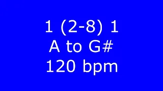 Vocal Warm Up Major Interval Up 120bpm