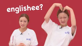 bomi speaking english