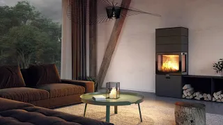 Wood burning stove - Low particle emission - RAIS 600 Max