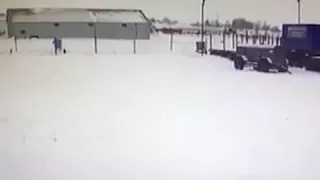 Падение самолета Ан 2 в Нарьян-Маре 19.12.2017г!!!