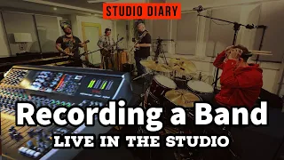 Recording a Band Live in the Studio