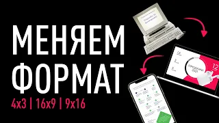 Как изменить формат презентации в PowerPoint