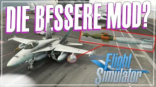 Kommt jetzt Bewaffnung in den Flug Simulator? | MCDonnell Douglas F/A-18 How To Raketen und Bomben