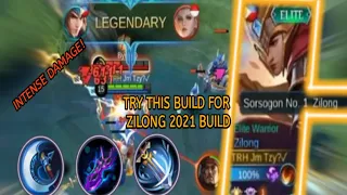 TRY THIS BUILD FOR ZILONG...2021 ITEM BUILD.